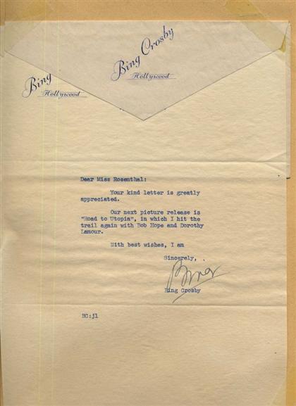 Lot.  Autograph Material - American