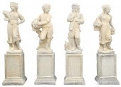 (LOT) CAST STONE FOUR SEASONS