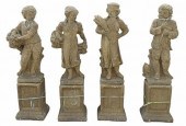 (LOT) CAST STONE FOUR SEASONS