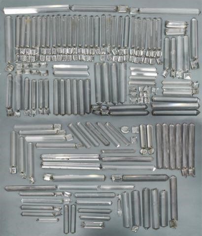 (LOT) CHANDELIER CRYSTAL PRISMS,