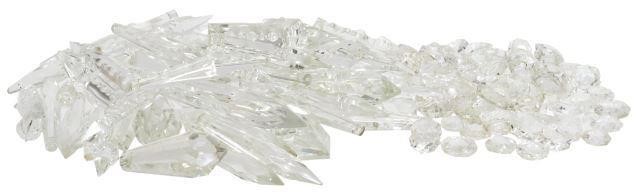 (LOT) CHANDELIER CRYSTAL U-DROP