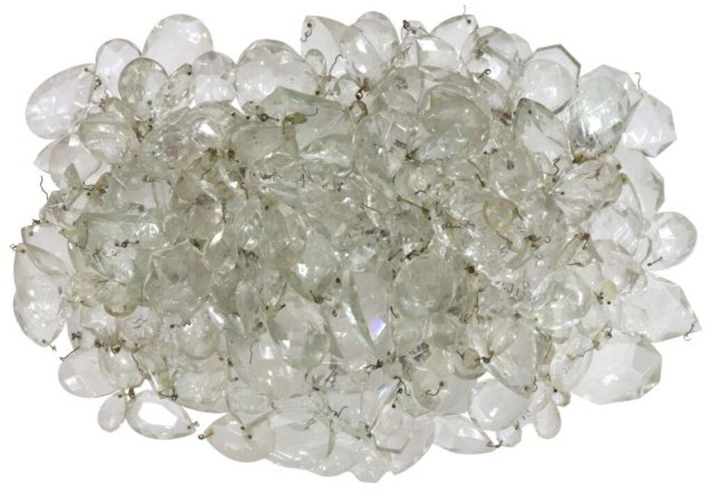 (LOT) CHANDELIER PARTS CRYSTAL