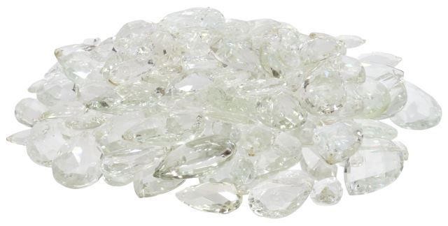 (LOT) CHANDELIER PARTS CRYSTAL