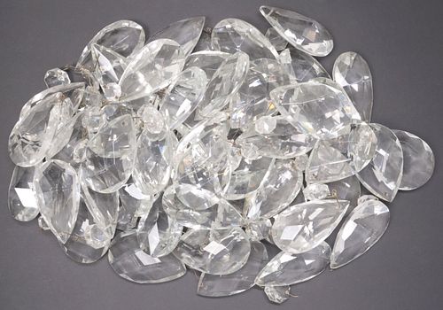 (LOT) CRYSTAL CHANDELIER DROPS