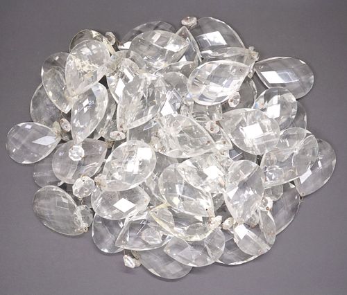 (LOT) CRYSTAL CHANDELIER DROPS