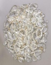 (LOT) CRYSTAL CHANDELIER PENDA