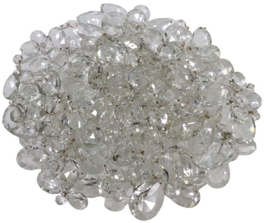 (LOT) CRYSTAL CHANDELIER