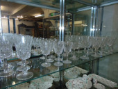 LOT CRYSTAL STEMWARE BY WATERF