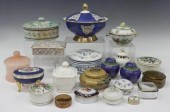 (LOT) DECORATIVE LIDDED BOXES