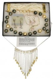 (LOT) DESIGNER PEARL & FAUX PE