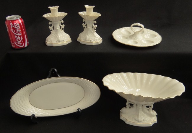 Lot five pieces Lenox porcelain