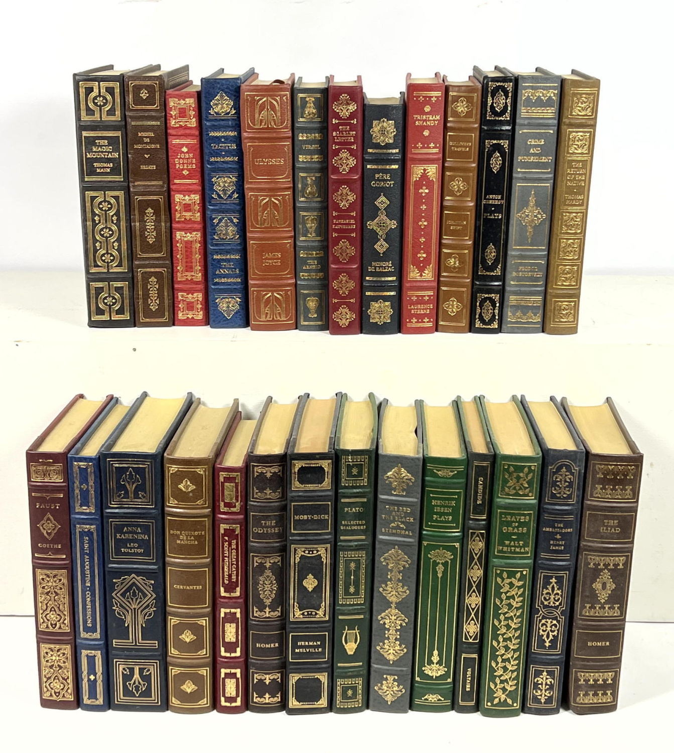 Lot Franklin Library Books.