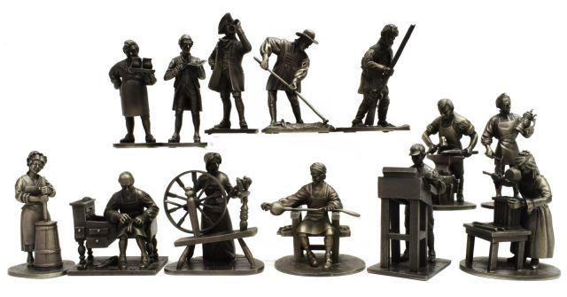 (LOT) FRANKLIN MINT PEWTER