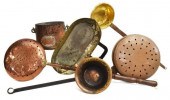 (LOT) FRENCH COPPER & BRASS KI