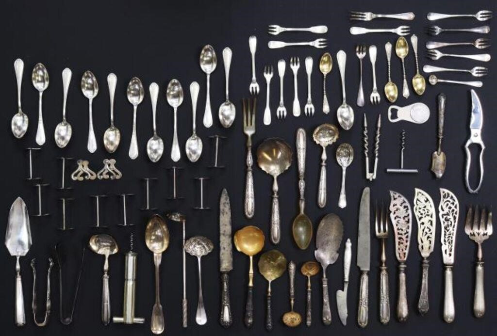 (LOT) FRENCH SILVERPLATE &