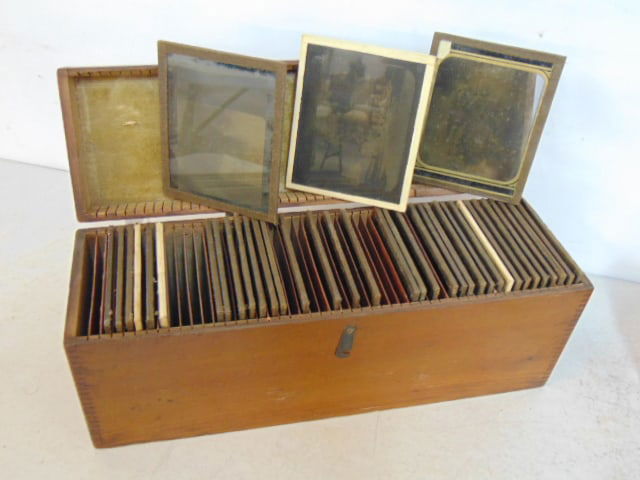 LOT GLASS NEGATIVES, VARIOUS