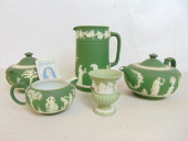 LOT GREEN WEDGEWOOD, JASPERWAR
