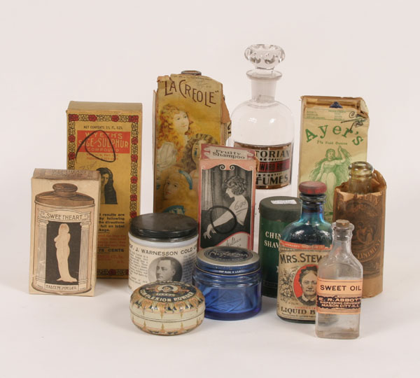 Lot includes perfume, talcum