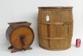 Lot including 1/2 barrel and b