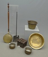 Lot including 19th c. bedwarme