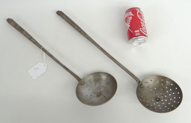 Lot including 19th c. brass