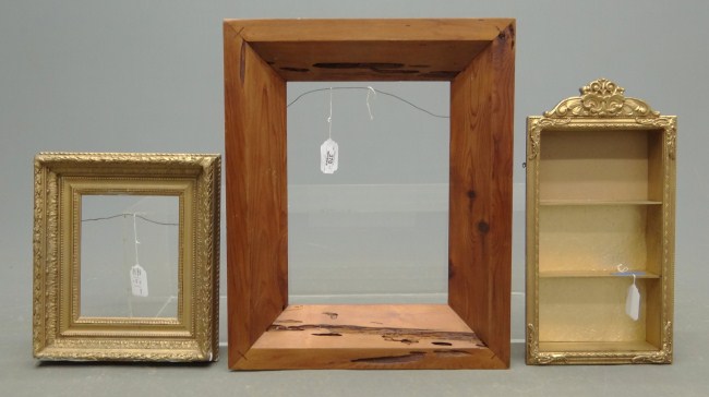 Lot including driftwood frame