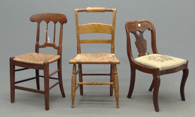 Lot including Empire chair