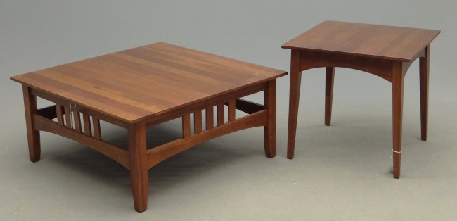 Lot including Ethan Allen coffee