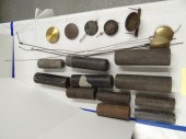 Lot including misc. clock weig