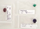 Lot including natural emerald