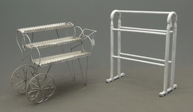 Lot including plant cart and drying