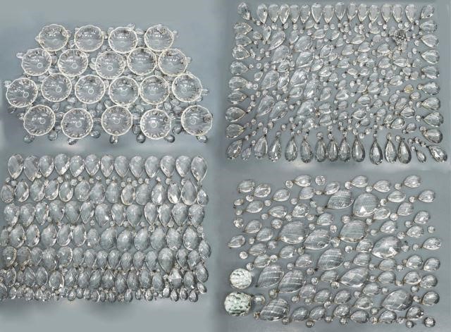(LOT) ITALIAN CHANDELIER CRYSTAL