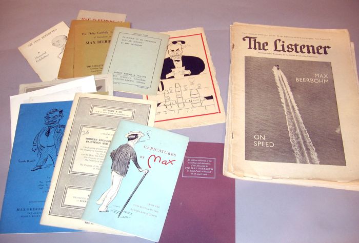 Lot.  Max Beerbohm - Ephemera &