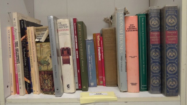 Lot misc. antique reference books