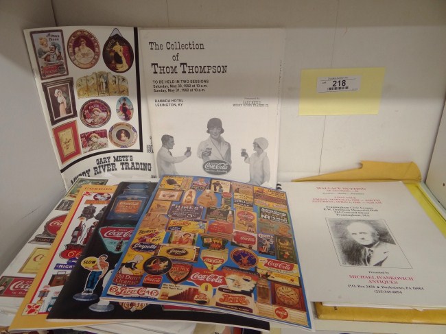 Lot misc. auction catalogs