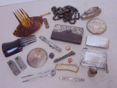 LOT MISC. SILVER ITEMS, SNAKE
