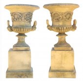 (LOT) MONUMENTAL CAST STONE GE