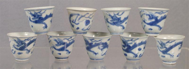 Lot of 10 18th c Chinese Hatcher