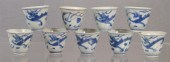 Lot of 10 18th c Chinese Hatch
