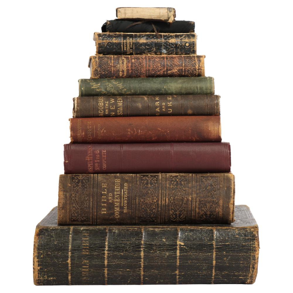 LOT OF 10 ANTIQUE 19TH CENTURY