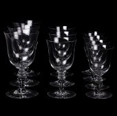 (LOT OF 10) BACCARAT CRYSTAL S
