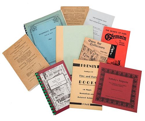 LOT OF 10 BOOKS AND CATALOGS ON