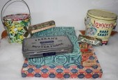 LOT OF 10 CARDBOARD AND METAL