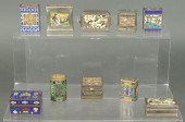 (LOT OF 10) CHINESE ENAMELED O