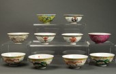 (LOT OF 10) CHINESE FAMILLE RO
