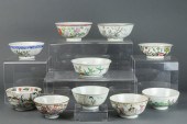 (LOT OF 10) CHINESE FAMILLE RO