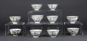 (LOT OF 10) CHINESE FAMILLE RO