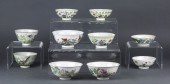 (LOT OF 10) CHINESE FAMILLE RO