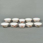 (LOT OF 10) CHINESE FAMILLE RO
