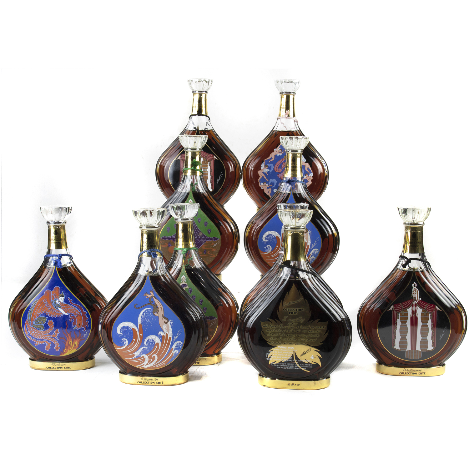 (LOT OF 10) ERTE COURVOISIER VERY